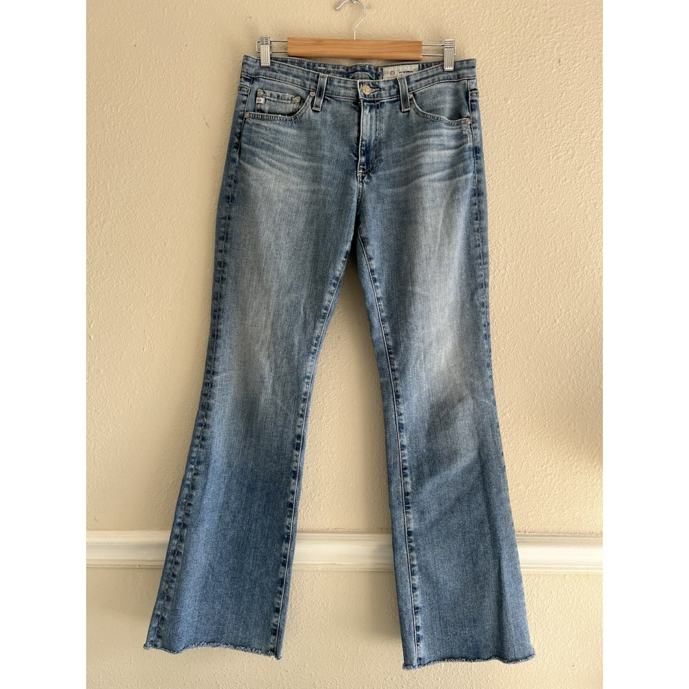 AG Adriano Goldschmied Angel Low Rise Flare Jeans Bootcut Women's 29 Everyday